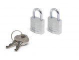 Masterlock - Set of 2 20mm aluminum padlocks with the same key - Safe deposit boxes -Security Locks - Padlocks